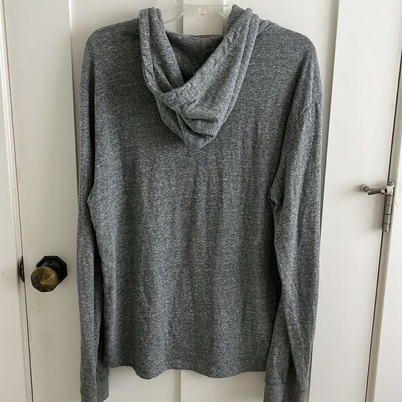 EUC Marine Layer Double Knit Hoodie Heathered Dark Gray Sz M - Picture 6 of 9